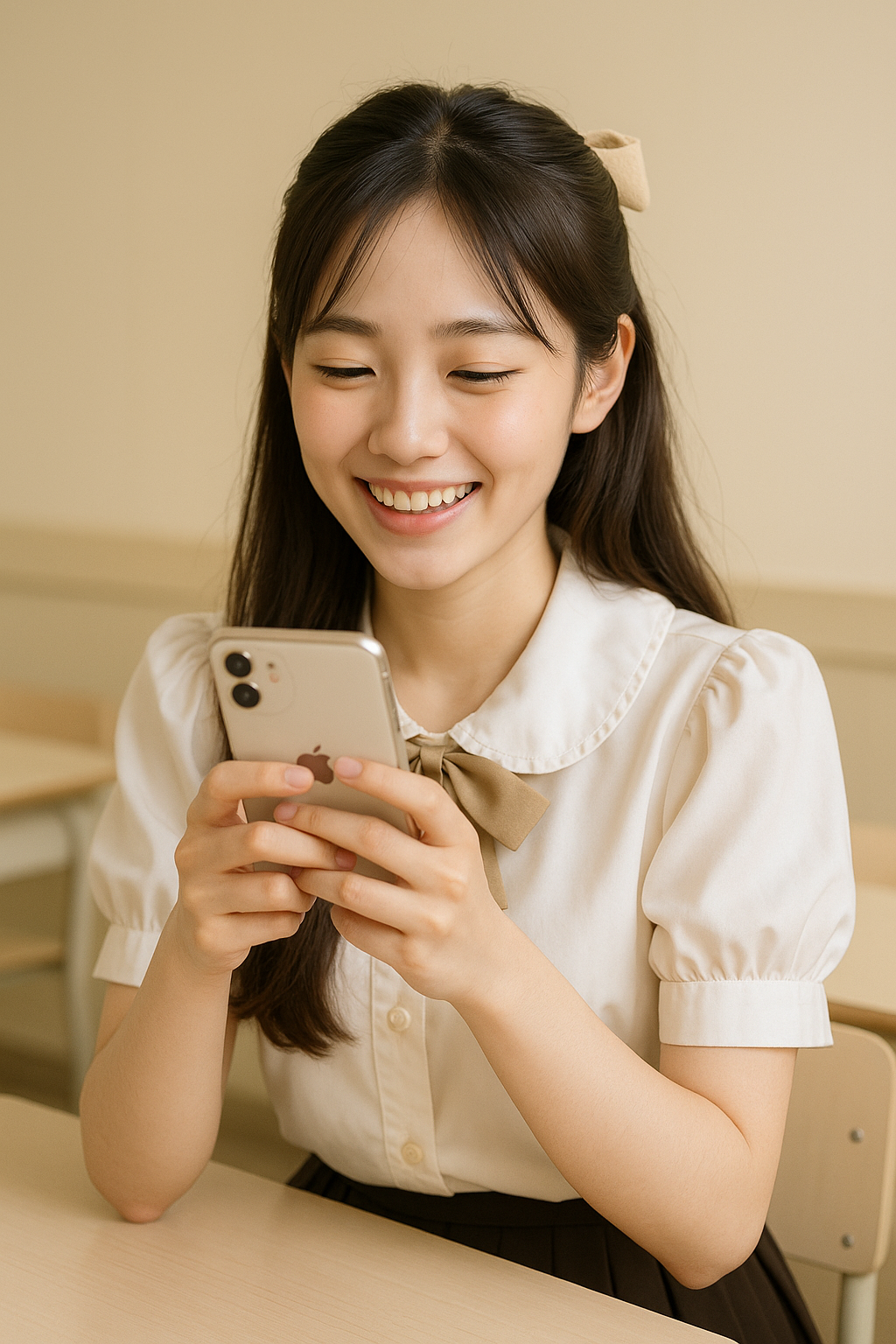 นักศึกษากำลังสมัครเรียน